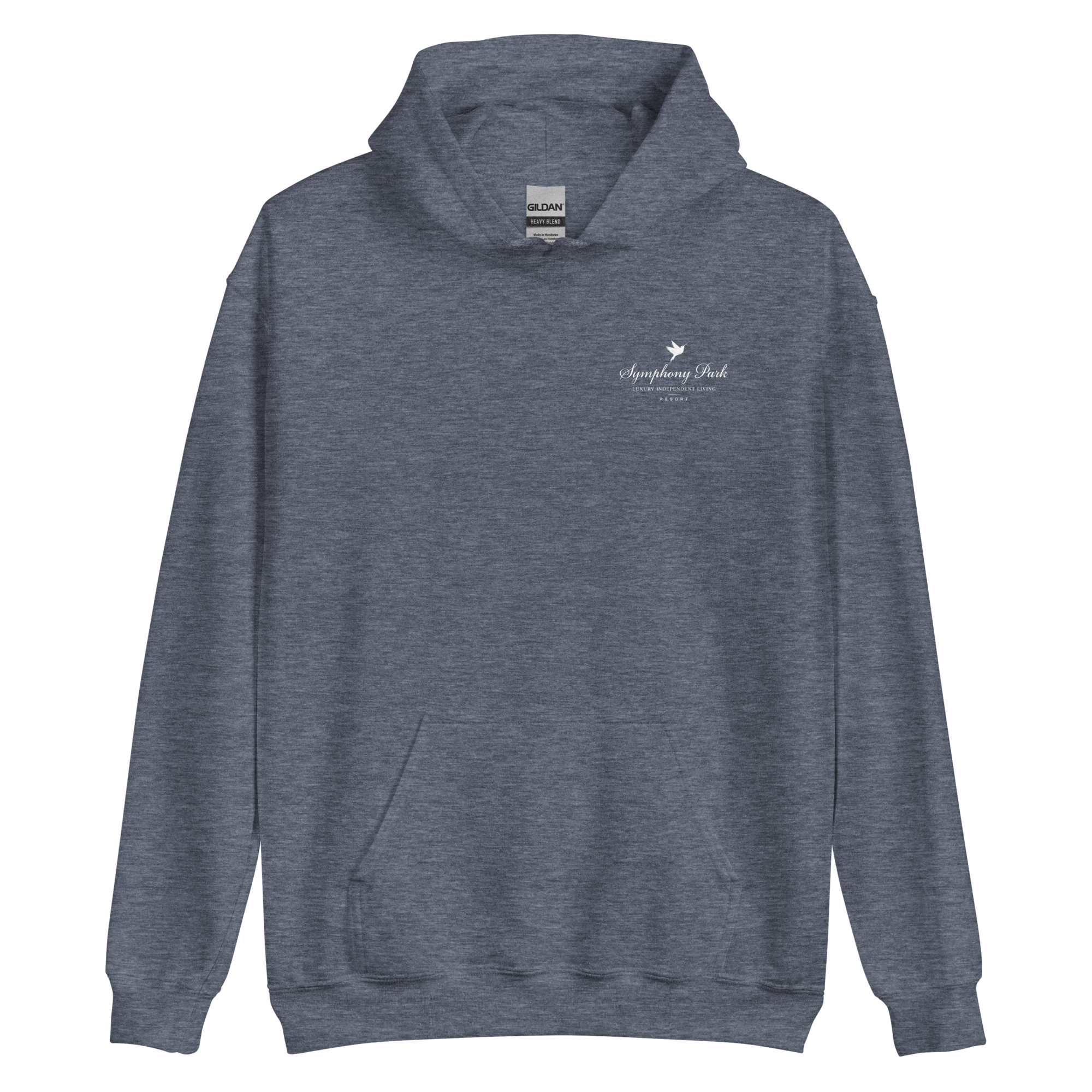 Heather Sport Dark Navy Symphony Park hoodie, alternate view