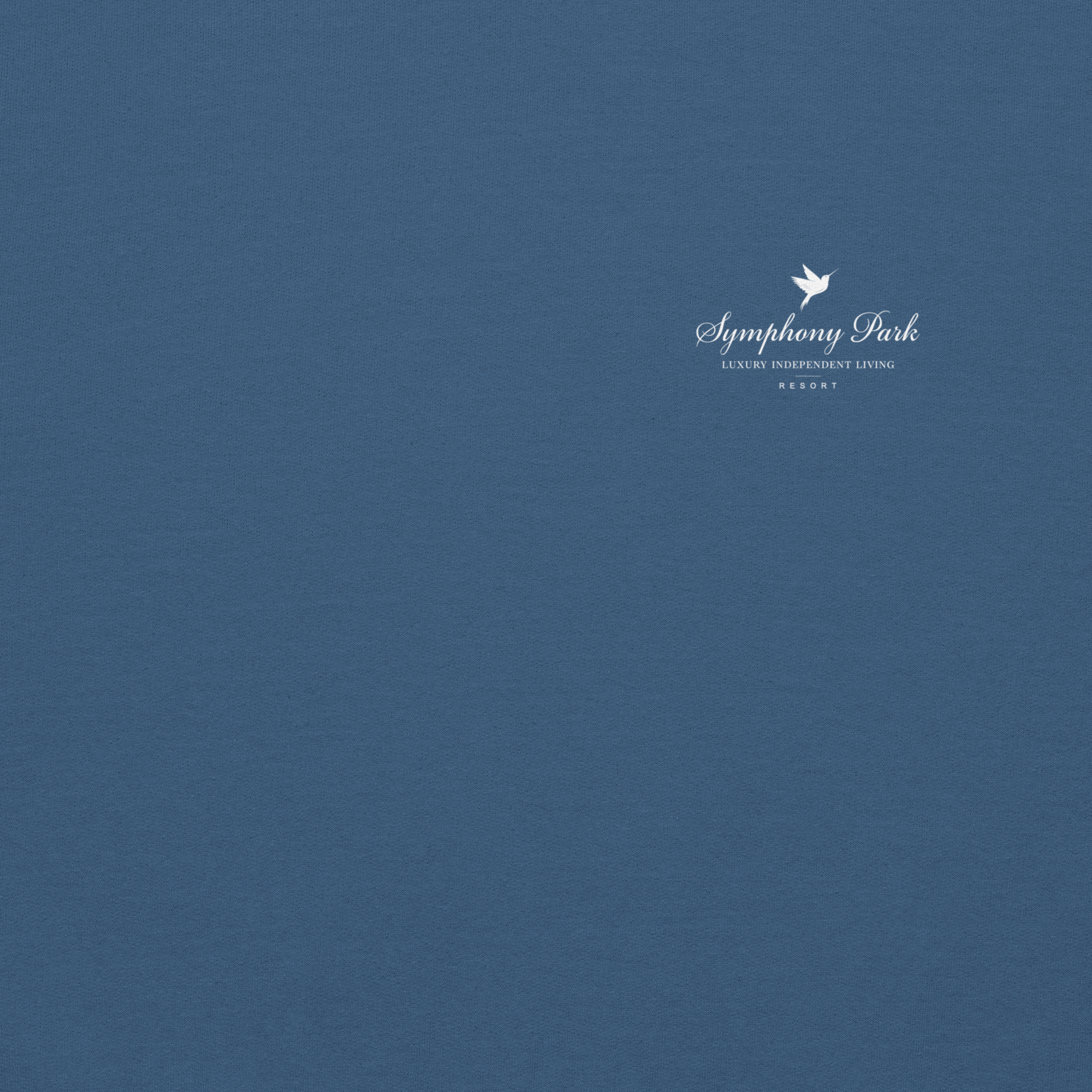Indigo Blue Symphony Park hoodie, front