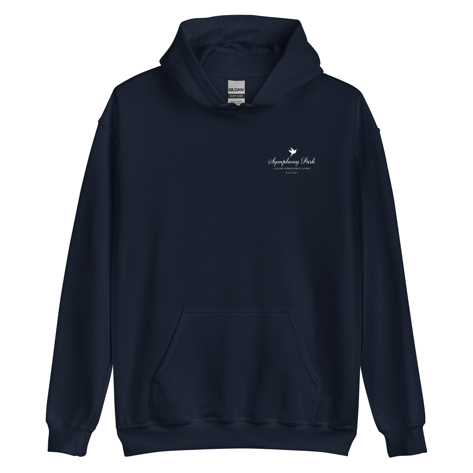 Navy Symphony Park hoodie, alternate view