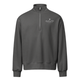 Asphalt Symphony Park mock neck half-zip, front