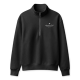 Black Symphony Park mock neck half-zip, alternate view