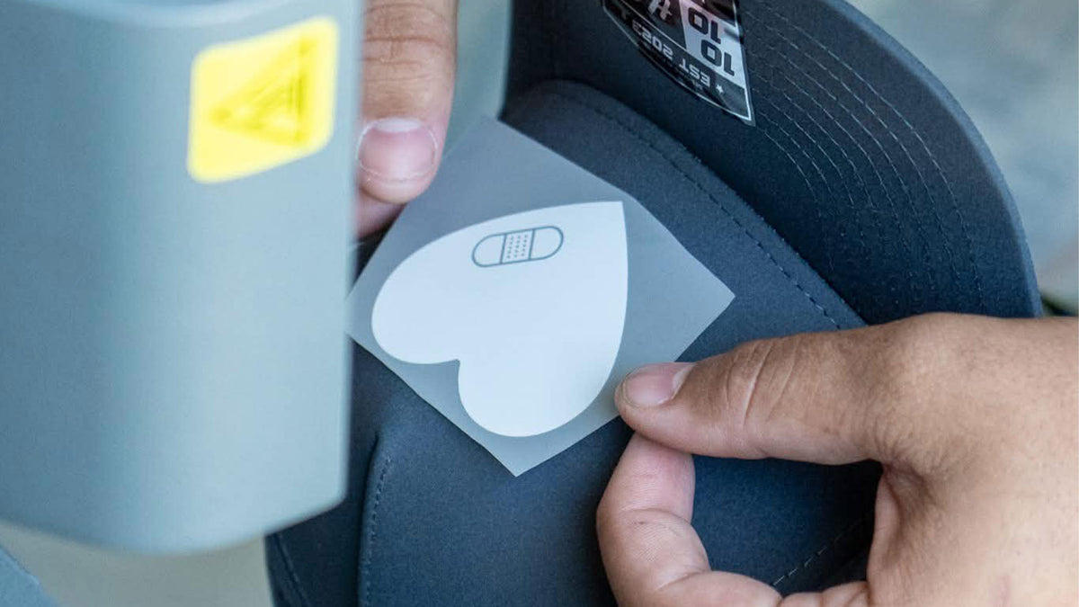 Heat pressing a custom order