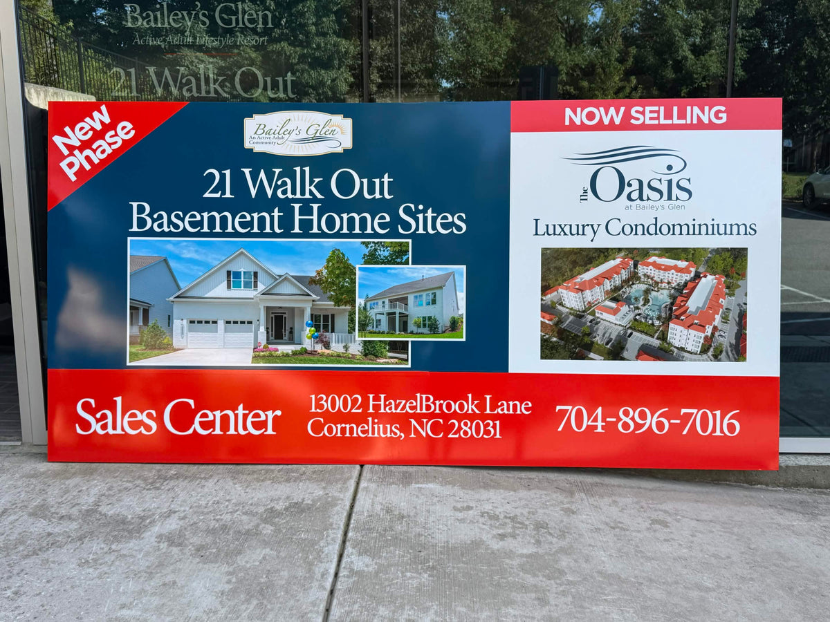 Large banner sign