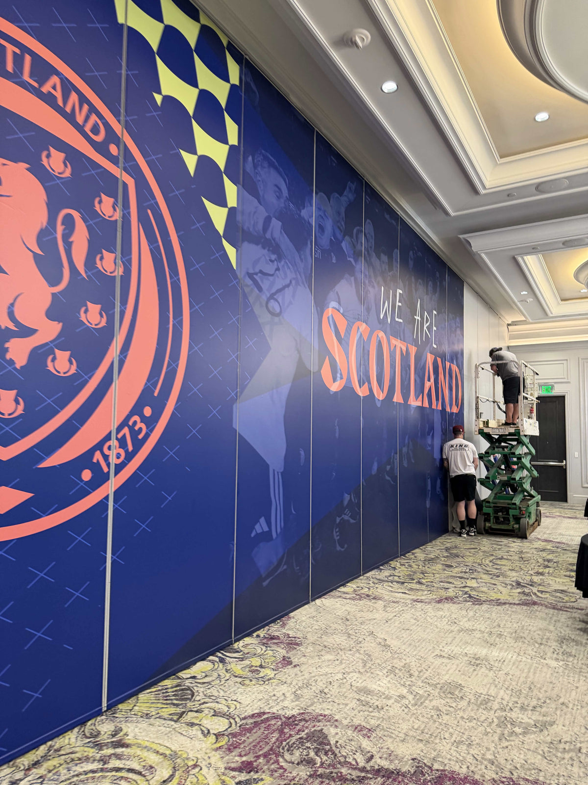 Printed wall graphics