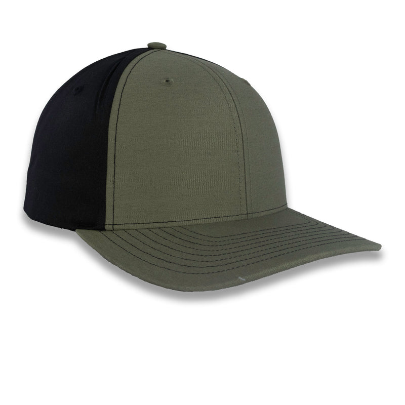 Richardson Split Twill Trucker - Loden/Black