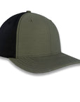 Richardson Split Twill Trucker - Loden/Black