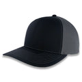 Richardson Split Twill Trucker - Black/Charcoal