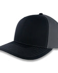 Richardson Split Twill Trucker - Black/Charcoal