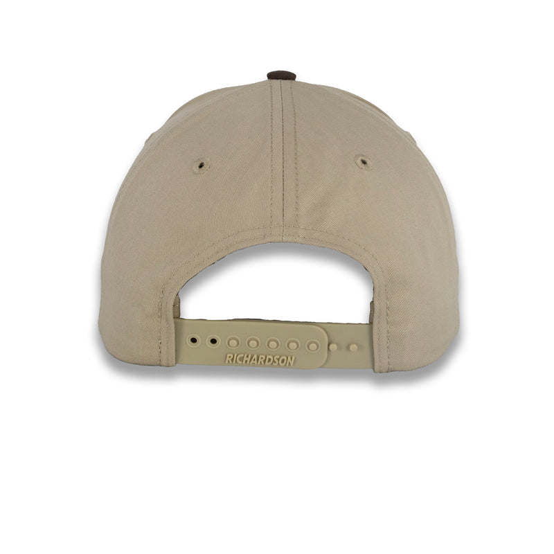 Richardson Split Twill Trucker - Brown/Khaki