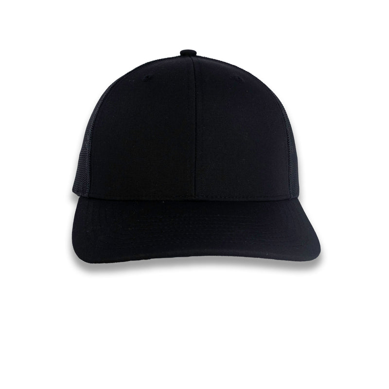 Richardson 112 Solid Trucker - Black