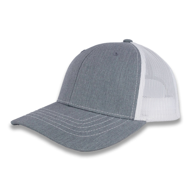 Richardson Youth Trucker Snapback Cap - Gray