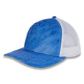 Richardson Five Panel Trucker - Realtree - Fishing LT Blue White