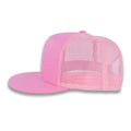 Yupoong Five-Panel Classic Mesh Trucker's Cap - Pink