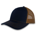 Richardson 112 Split Trucker - Navy/Carmel
