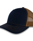 Richardson 112 Split Trucker - Navy/Carmel