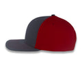 Richardson Split Twill Trucker - Charcoal/Red