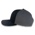Richardson Split Twill Trucker - Black/Charcoal