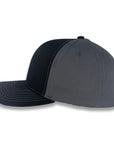 Richardson Split Twill Trucker - Black/Charcoal