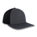 Richardson Split Twill Trucker - Charcoal/Black