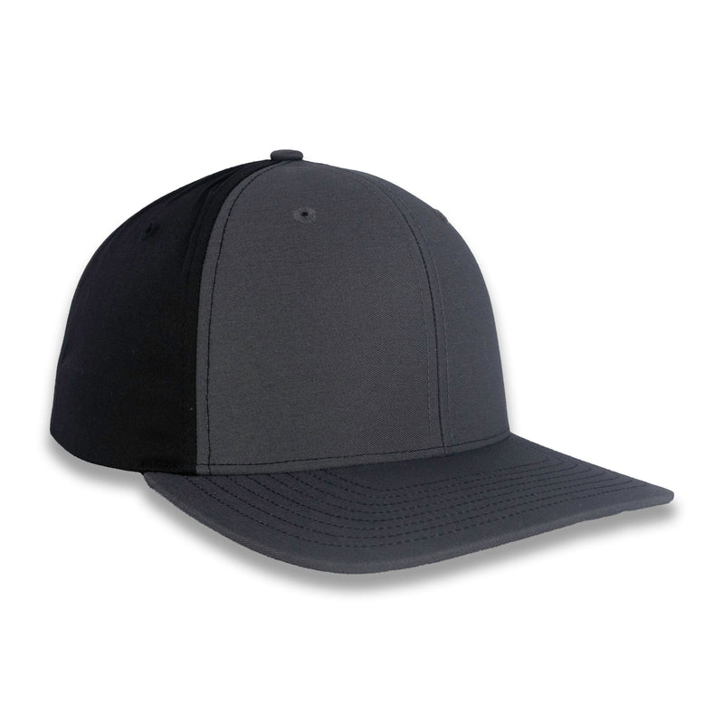 Richardson Split Twill Trucker - Charcoal/Black