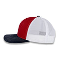 Richardson 112 Tri-Color Trucker - Red/White/Navy