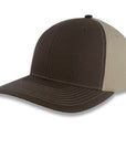 Richardson Split Twill Trucker - Brown/Khaki