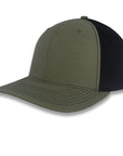 Richardson Split Twill Trucker - Loden/Black