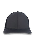 Richardson Split Twill Trucker - Charcoal/Black