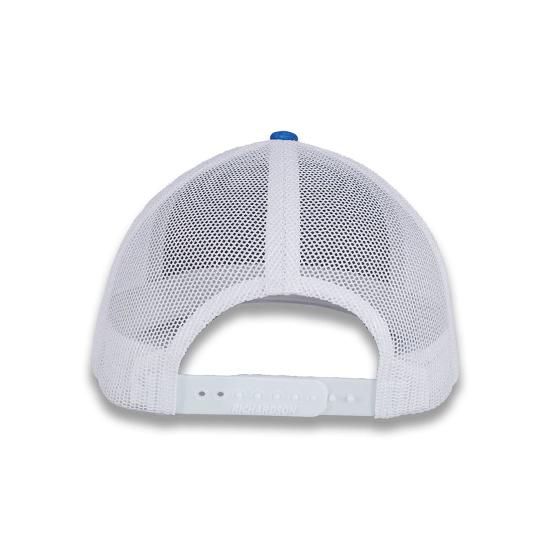 Richardson Five Panel Trucker - Realtree - Fishing LT Blue White