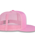 Yupoong Five-Panel Classic Mesh Trucker's Cap - Pink