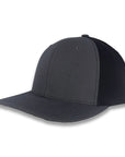 Richardson Split Twill Trucker - Charcoal/Black