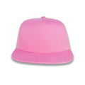 Yupoong Five-Panel Classic Mesh Trucker's Cap - Pink