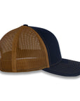Richardson 112 Split Trucker - Navy/Carmel