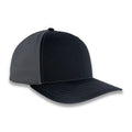 Richardson Split Twill Trucker - Black/Charcoal