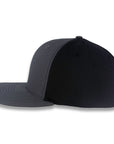 Richardson Split Twill Trucker - Charcoal/Black