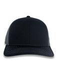 Richardson Split Twill Trucker - Black/Charcoal