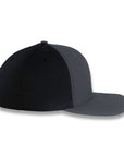 Richardson Split Twill Trucker - Charcoal/Black