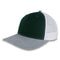 Dark Green/White/Heather Gray
