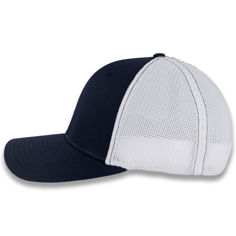 Richardson R-Flex Trucker Cap - Navy/White