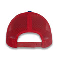 Richardson 112 Split Trucker - Royal/Red