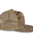 Yupoong Five-Panel Classic Mesh Trucker's Cap - Multicam Arid/Tan