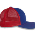 Richardson 112 Split Trucker - Royal/Red