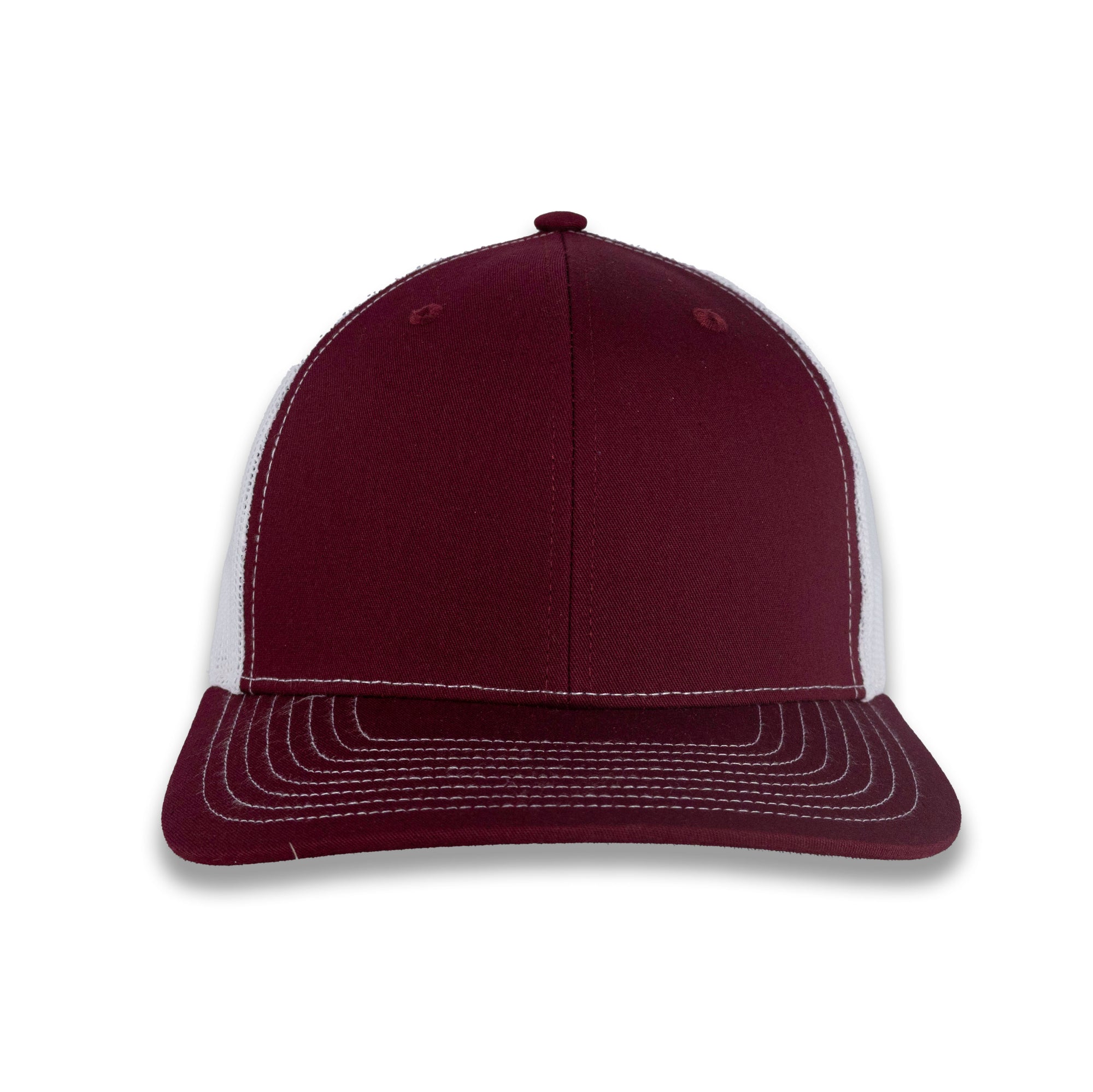 Richardson 112 Split Trucker - Cardinal/White