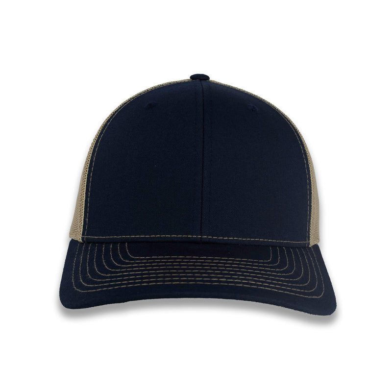 Richardson 112 Split Trucker - Navy/Khaki
