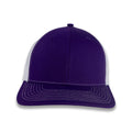 Richardson 112 Split Trucker - Purple/White