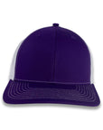 Richardson 112 Split Trucker - Purple/White