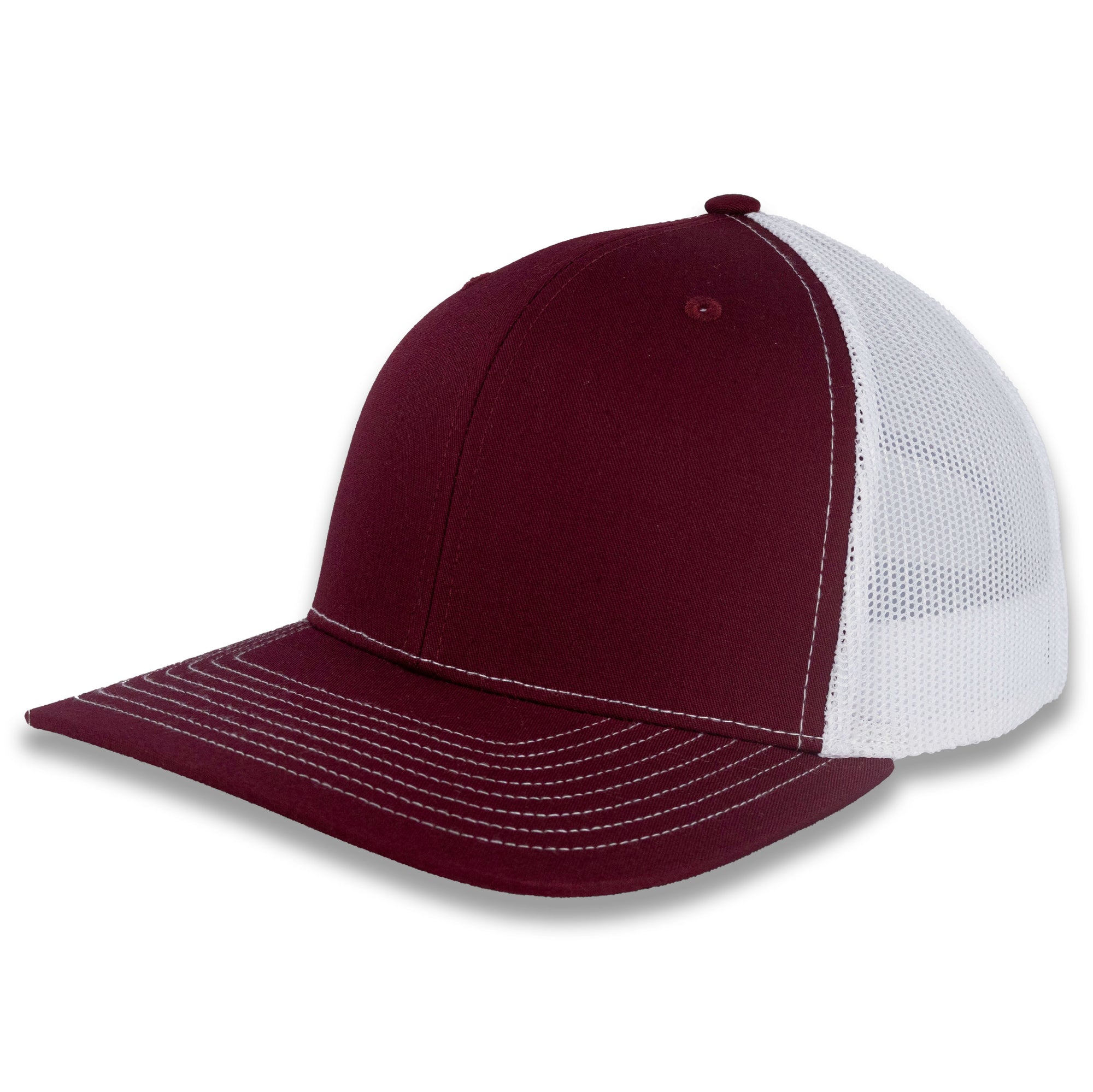 Richardson 112 Split Trucker - Cardinal/White