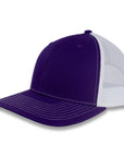 Richardson 112 Split Trucker - Purple/White