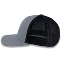 Richardson R-Flex Trucker Cap - Heather Gray/Black