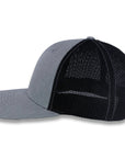 Richardson R-Flex Trucker Cap - Heather Gray/Black